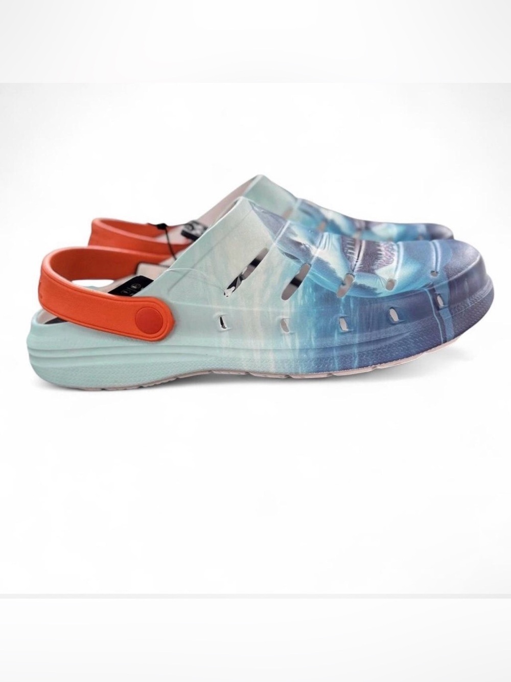 Discovery Shark Week Men’s Clogs Shark Print Size 10 NWT - Picture 2 of 10